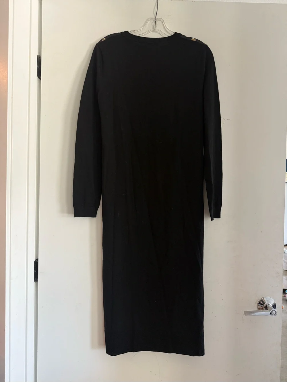 Tory Burch Polka Dot Silk And Wool Midi Dress Size S
